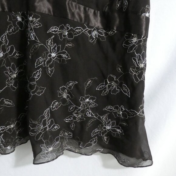 ENCORE | size 22 | Brown Floral Blouse - Picture 7 of 14